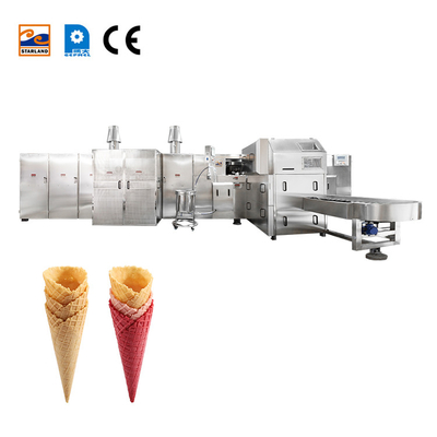 Высокоустойчивый мороженое конусный производитель с видео технической поддержкой 6200 штук / час